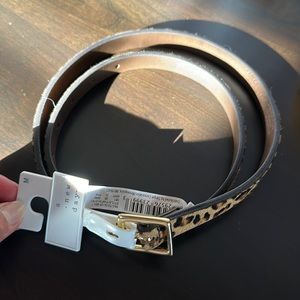 Cow leather belt